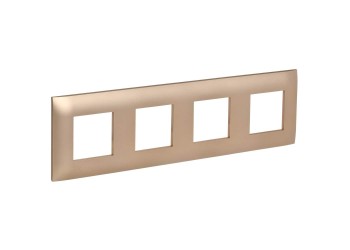 SKANDY Рамка 4-местная SK-F04Sa песочный IEK SK-M42-K98