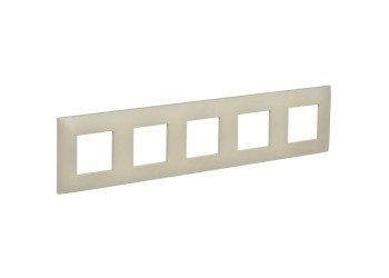 SKANDY Рамка 5-местная SK-F01B бежевый IEK SK-M52-K10