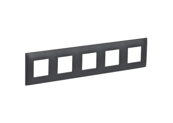 SKANDY Рамка 5-местная SK-F05T титан IEK SK-M52-K48