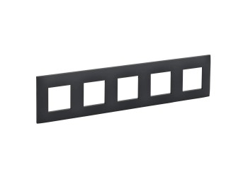 SKANDY Рамка 5-местная SK-F05G графит IEK SK-M52-K53