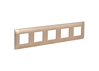 SKANDY Рамка 5-местная SK-F05Sa песочный IEK SK-M52-K98