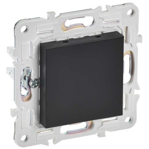 SKANDY Заглушка с суппортом SK-C01Bl черный IEK SK-PL10-K02, купить в Минске по самой низкой цене