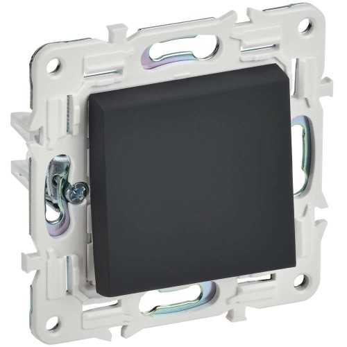 SKANDY Выключатель 1-клавишный 10А SK-V01G графит IEK SK-V10-0-10-K53, купить в Минске по самой низкой цене