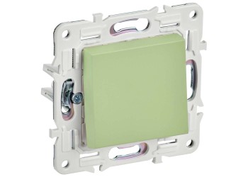 SKANDY Выключатель 1-клавишный проходной 10А SK-V02G мятный IEK SK-V12-0-10-K06