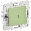 SKANDY Выключатель 1-клавишный проходной с индикацией 10А SK-V08G мятный IEK SK-V12-1-10-K06, купить в Минске по самой низкой цене