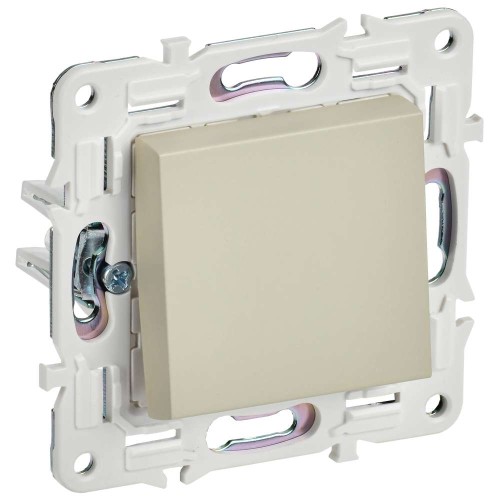 SKANDY Выключатель 1-клавишный кнопочный 10А SK-V14B бежевый IEK SK-V17-0-10-K10, купить в Минске по самой низкой цене