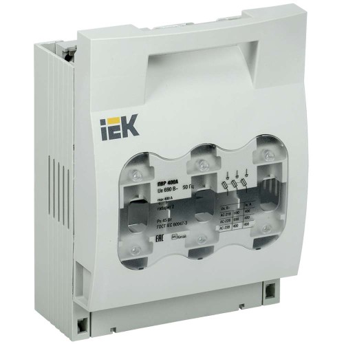 Предохранитель-выключатель-разъединитель 400А IEK SRP-30-3-400, купить в Минске по самой низкой цене