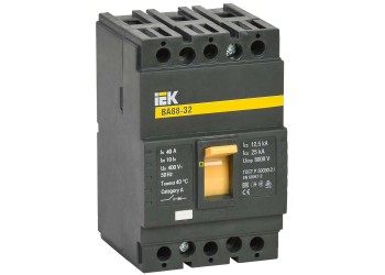 Выключатель автоматический ВА88-32 3Р 40А 25кА IEK SVA10-3-0040