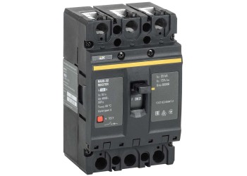 Выключатель автоматический ВА88-32 3Р 63А 25кА MASTER IEK SVA10-3-0063-02
