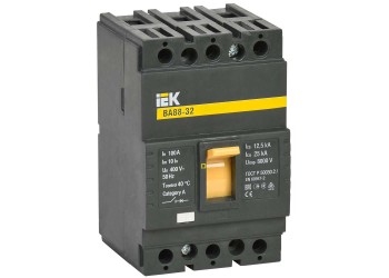 Выключатель автоматический ВА88-32 3Р 100А 25кА IEK SVA10-3-0100