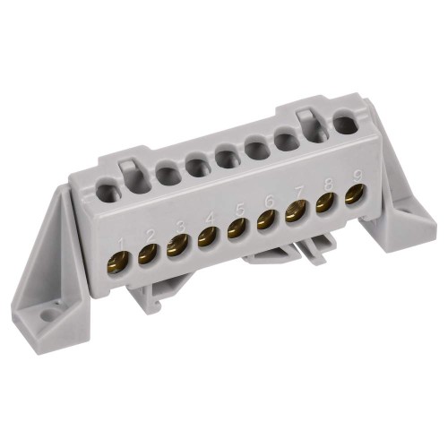 TEKFOR Шина L "фаза" в комбинированном DIN-изоляторе "Стойка" 6х9-7-Ср IEK TF-NN10-07-DP-K03, купить в Минске по самой низкой цене