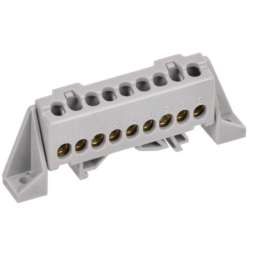 TEKFOR Шина L "фаза" в комбинированном DIN-изоляторе "Стойка" 6х9-9-Ср IEK TF-NN10-09-DP-K03, купить в Минске по самой низкой цене