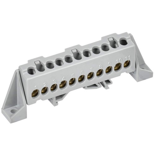 TEKFOR Шина L "фаза" в комбинированном DIN-изоляторе "Стойка" 6х9-11-Ср IEK TF-NN10-11-DP-K03, купить в Минске по самой низкой цене