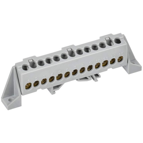 TEKFOR Шина L "фаза" в комбинированном DIN-изоляторе "Стойка" 6х9-13-Ср IEK TF-NN10-13-DP-K03, купить в Минске по самой низкой цене