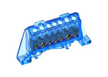 TEKFOR Шина N "ноль" в комбинированном DIN-изоляторе "Стойка" 8х12-7-С IEK TF-NN20-07-DP-K07