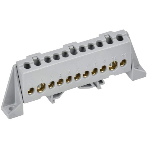 TEKFOR Шина L "фаза" в комбинированном DIN-изоляторе "Стойка" 8х12-11-Ср IEK TF-NN20-11-DP-K03, купить в Минске по самой низкой цене