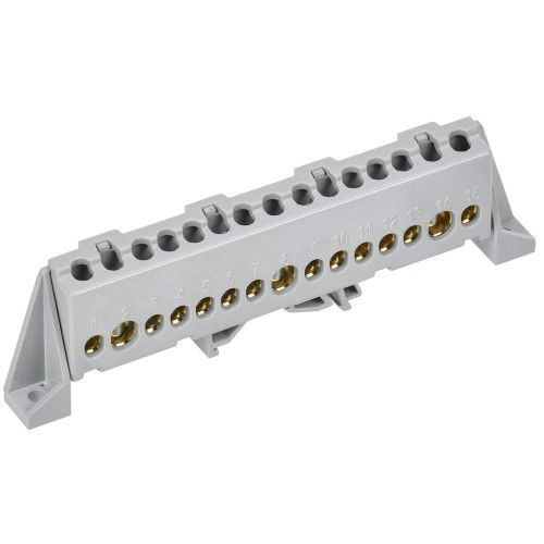 TEKFOR Шина L "фаза" в комбинированном DIN-изоляторе "Стойка" 8х12-15-Ср IEK TF-NN20-15-DP-K03, купить в Минске по самой низкой цене