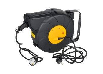 TWIST Катушка 1 место УК15 2P+PE/15м+2м 3х1,5мм2 автосмотка IEK TW-KP27-16-01-15-02