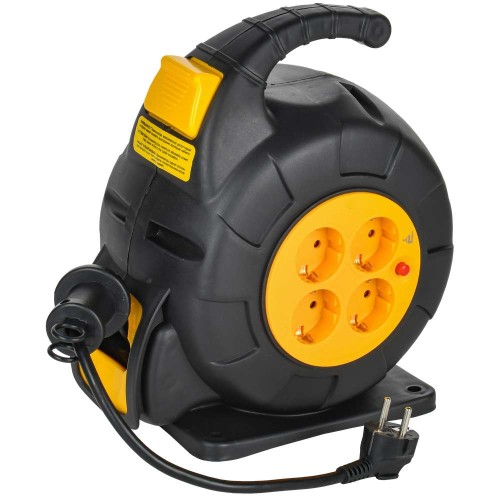 TWIST Катушка 4 места УК10 2P+PE/10м 3х1,5мм2 автосмотка IEK TW-KP27-16-04-10, купить в Минске по самой низкой цене