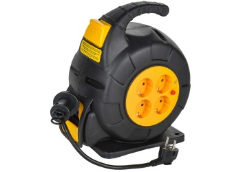 TWIST Катушка 4 места УК10 2P+PE/10м 3х1,5мм2 автосмотка IEK TW-KP27-16-04-10