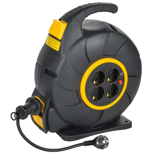 TWIST Катушка 4 места УК20 2P+PE/20м 3х1,5мм2 автосмотка IEK TW-KP27-16-04-20, купить в Минске по самой низкой цене