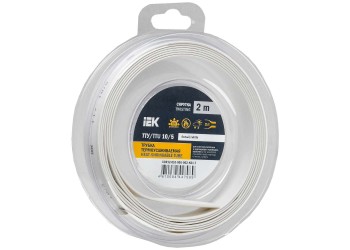 Трубка термоусадочная ТТУ нг-LS 10/5 белая (2м/упак) IEK UDR12-010-005-002-K01-T