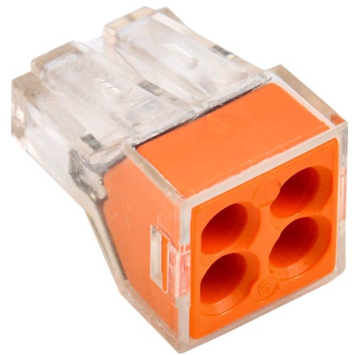 Строительно-монтажная клемма СМК 773-324 оранжевая (4шт/упак) IEK UKZ-004-324, купить в Минске по самой низкой цене