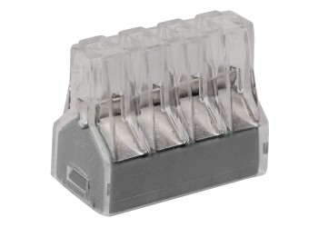 Строительно-монтажная клемма СМК 773-328 серая (4шт/упак) IEK UKZ-004-328