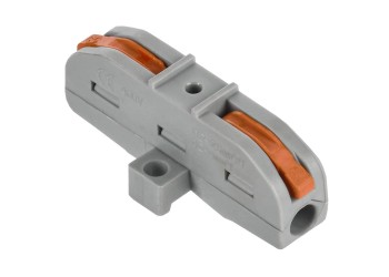 Строительно-монтажная клемма СМК 222-4111P проходная с площадкой (4шт/упак) IEK UKZ20-4111P-004