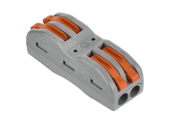 Строительно-монтажная клемма СМК 222-4122 проходная (4шт/упак) IEK UKZ20-4122-004