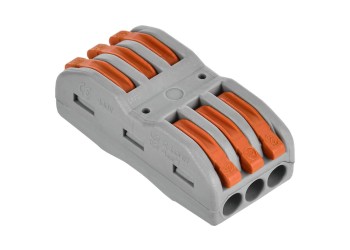 Строительно-монтажная клемма СМК 222-4133 проходная (4шт/упак) IEK UKZ20-4133-004