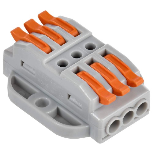 Строительно-монтажная клемма СМК 222-4133P проходная с площадкой (50шт/упак) IEK UKZ20-4133P-050, купить в Минске по самой низкой цене