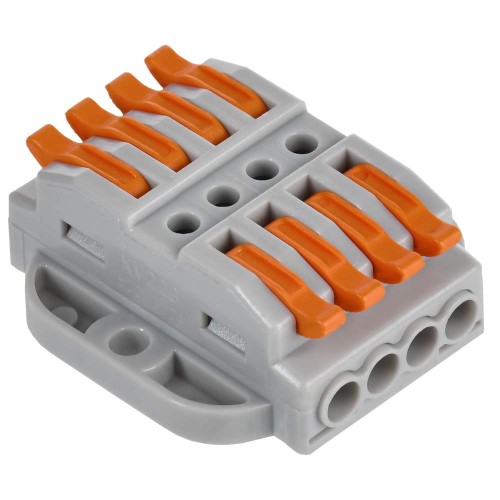 Строительно-монтажная клемма СМК 222-4144P проходная с площадкой (4шт/упак) IEK UKZ20-4144P-004, купить в Минске по самой низкой цене