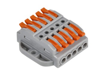 Строительно-монтажная клемма СМК 222-4155P проходная с площадкой (4шт/упак) IEK UKZ20-4155P-004