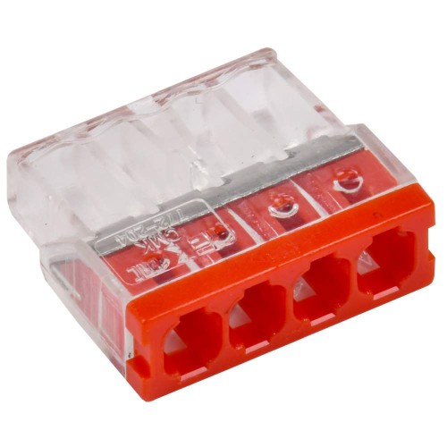 Строительно-монтажная клемма СМК 772-204 компактная (4шт/упак) IEK UKZ30-204-004, купить в Минске по самой низкой цене