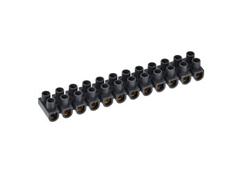 Зажим винтовой ЗВИ-20 н/г 4-10мм2 (2шт/блистер) черные IEK UZV5-020-06-2