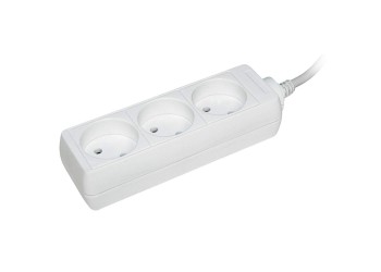 Удлинитель У3 3 места 2P/5м 2х0,75мм2 10А/250В IEK WYP10-06-03-05-N