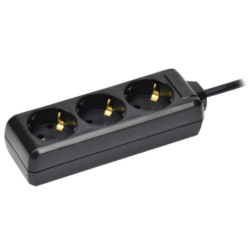 Удлинитель У03 3 места с заземлением 3м 3х1мм2 16А 250В черный IEK WYP10-16-03-03-Z-K02, купить в Минске по самой низкой цене