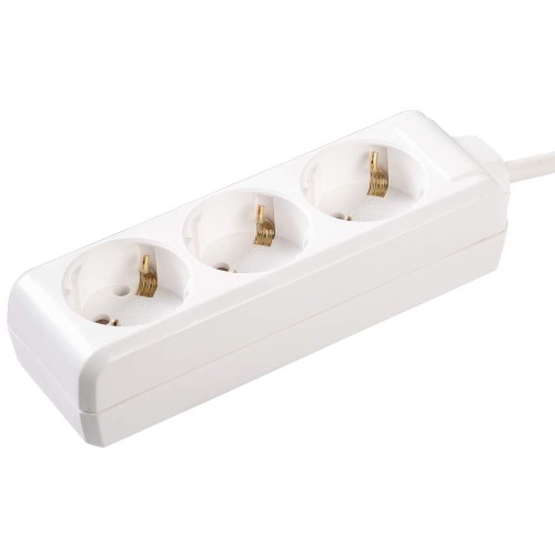 Удлинитель У03 3 места 2P+PE/3м 3х1мм2 16А/250В IEK WYP10-16-03-03-Z-N, купить в Минске по самой низкой цене