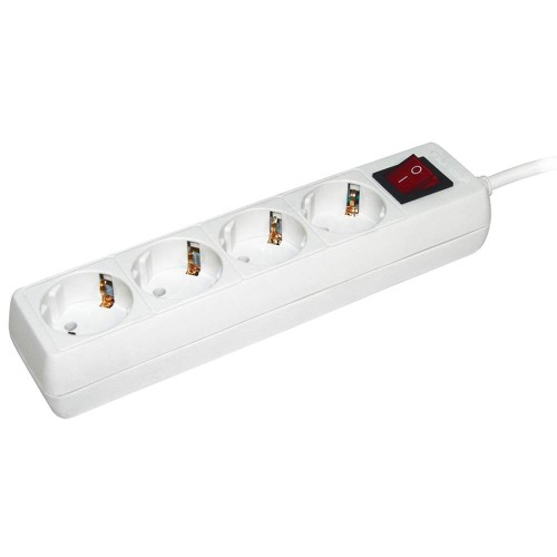 Удлинитель У04К-выкл. 4 места 2P+PE/5м 3х1мм2 16А/250В IEK WYP10-16-04-05-ZK-N, купить в Минске по самой низкой цене