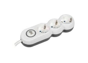 Удлинитель У03В 3 места 2P+PE/3м 3х1,5мм2 16А/250В UNO IEK WYP53-16-03-03-ZK