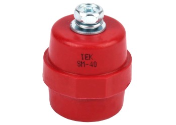Изолятор SM40 (М8) силовой с болтом IEK YIS11-40-12-B