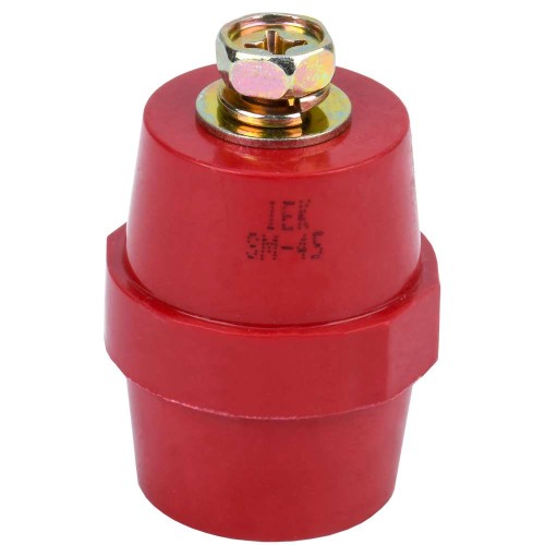 Изолятор SM45 (М8) силовой с болтом IEK YIS11-45-14-B, купить в Минске по самой низкой цене