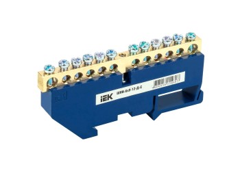 Шина N "ноль" на DIN-изол ШНИ-6х9-12-Д-С IEK YNN10-69-12D-K07