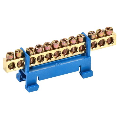 Шина N "ноль" на DIN-изоляторе типа "Стойка" ШНИ-6х9-12-С-С IEK YNN10-69-12P-K07, купить в Минске по самой низкой цене