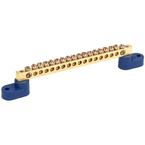 Шина N "ноль" на двух угловых изоляторах ШНИ-6х9-18-У2-С IEK YNN10-69-18C2-K07, купить в Минске по самой низкой цене