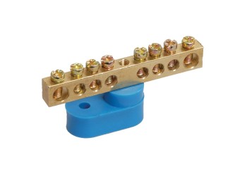 Шина N "ноль" на одном угловом изоляторе ШНИ-6х9-20-У1-С IEK YNN10-69-20C1-K07