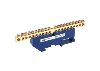 Шина N "ноль" на DIN-изол ШНИ-6х9-20-Д-С IEK YNN10-69-20D-K07