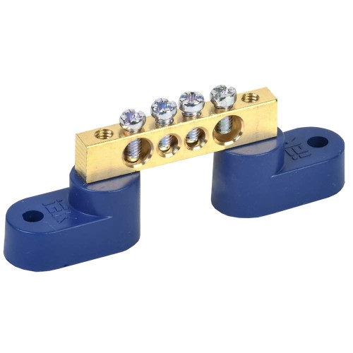 Шина N "ноль" на двух угловых изоляторах ШНИ-6х9-4-У2-С IEK YNN10-69-4C2-K07, купить в Минске по самой низкой цене