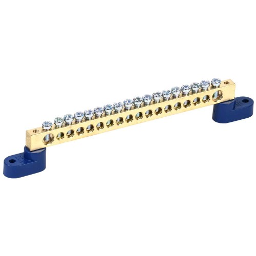 Шина N "ноль" на двух угловых изоляторах ШНИ-8х12-18-У2-С IEK YNN10-812-18C2-K07, купить в Минске по самой низкой цене